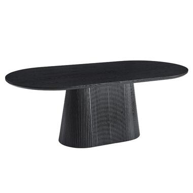 DS4U - Toki eettafel ovaal 200 cm - zwart