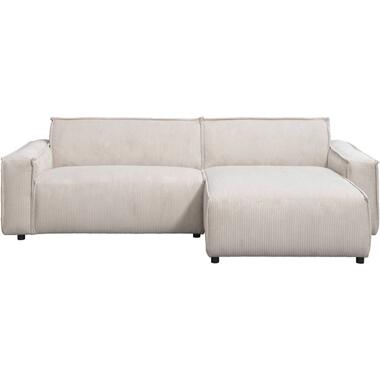 Bank Brooklyn met chaise longue rechts - Soop - crème product