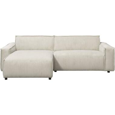 Bank Brooklyn met chaise longue links - Soop - crème product