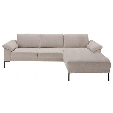 Bank Tom met chaise longue rechts - Monza - beige product