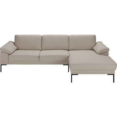 Bank Tom met chaise longue links - Basel - beige product