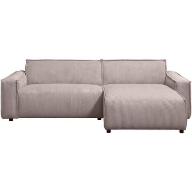 Hoekbank Brooklyn met chaise longue rechts - Soop - roze product