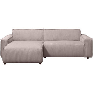 Hoekbank Brooklyn met chaise longue links - Soop - roze product