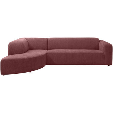 Hoekbank Astoria links - Venro - wijnrood product