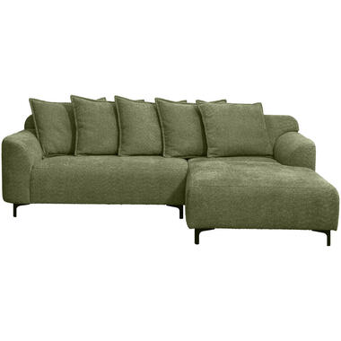 Leen Bakker Bank Elsa met chaise longue rechts - stof Anthology - groen