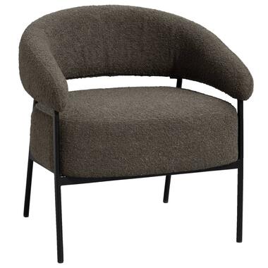 Fauteuil Nola - antraciet - Leen Bakker