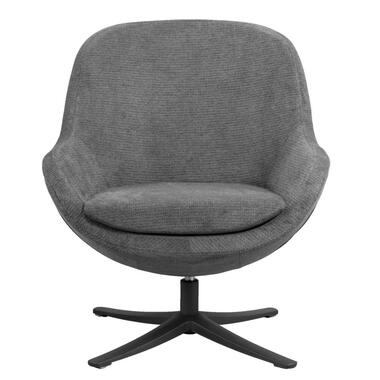 Fauteuil Jake - antraciet - Leen Bakker