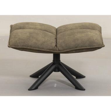 Hocker Clayton - groen - 45x64x41,50 cm - Leen Bakker