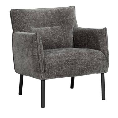 Fauteuil Teun - stof - antraciet product