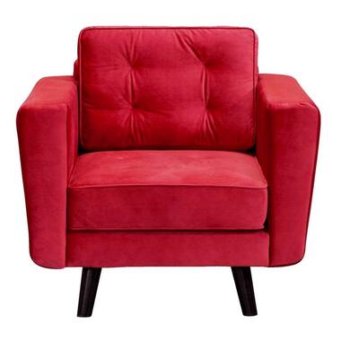 Fauteuil Bristol - stof - rood product