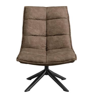 Fauteuil Clay taupe Leen Bakker