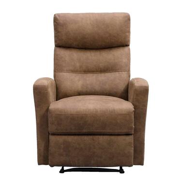 Relaxfauteuil Jackson - stof - lichtbruin product