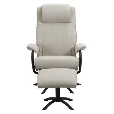 Relaxfauteuil Vincent incl. hocker - zand product
