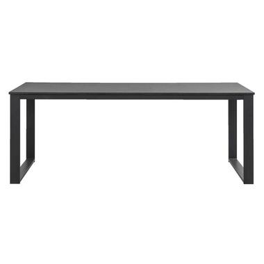 Eetkamertafel Tycho- zwart eikenkleur - 77,5x159x90 cm product