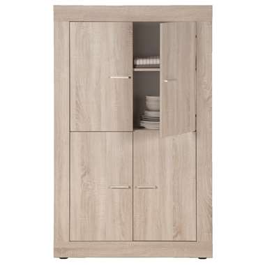 Barkast Joost - eikenkleur - 162x102x43 cm - Leen Bakker Barkast Joost - eikenkleur - 162x102x43 cm - Leen Bakker
