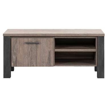 TV-dressoir Kai - donkerbruin eikenkleur - 52x118x50 cm - Leen Bakker