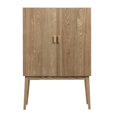 Leen Bakker Wandkast Enea - essen naturel - 150x100x45 cm