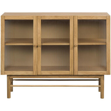 Vitrinekast Nigel - naturel - 85x110x34 cm product
