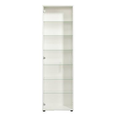 Vitrinekast Ansio - wit - 172x50x30 cm product