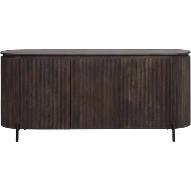 Dressoir Vito - donkerbruin - 56x180x40 cm - Leen Bakker