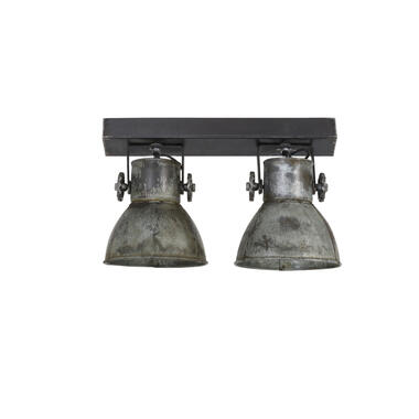 Hang-/wandlamp ELAY - Vintage Zilver - 2-Lichtpunten product
