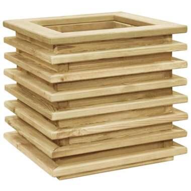 vidaXL Plantenbak verhoogd 50x50x40 cm geïmpregneerd grenenhout product