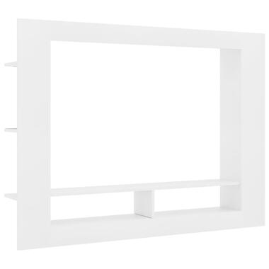 vidaXL Tv-meubel 152x22x113 cm bewerkt hout wit product