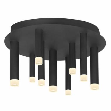 Highlight Plafondlamp Tubes - 9 lichts - Ø 40 cm - zwart product