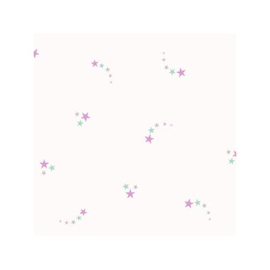 Dutch Wallcoverings - Make Believe Shooting Stars roze - 0,53x10,05m product