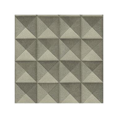 Dutch Wallcoverings - Beaux arts 2 3d effect pewter - 0,53x10,05m product