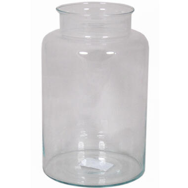 Floran Glazen melkbus vaas/vazen 11 liter smalle hals 19 x 35 cm product