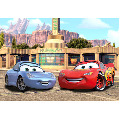 Disney fotowand - Cars - rood, blauw en beige - 360 x 254 cm product