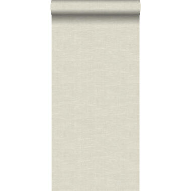 Origin behang - geweven structuur - lichtbeige - 0.53 x 10.05 m product