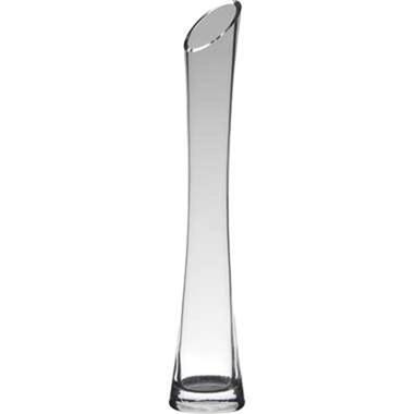 Bellatio Design Vaas - flutes - smal - glas - 7 x 35 cm product