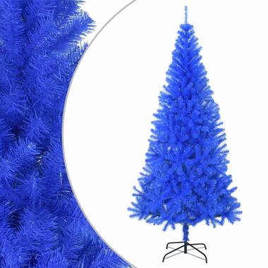 vidaXL Kunstkerstboom met standaard 180 cm PVC blauw product