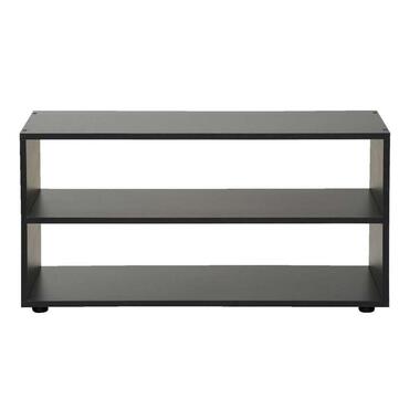 TV-meubel Vancouver - zwart/hout - 45x90x39 cm product