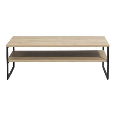 Salontafel Lucca met plateau - naturelkleur - 40x118x67 cm - Leen Bakker