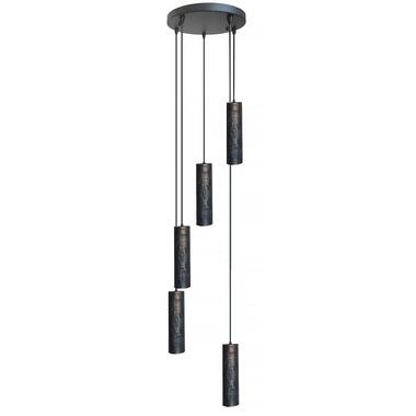 Freelight Hanglamp Forato 5 lichts - Ø 30 cm - Vide - bruin - zwart product