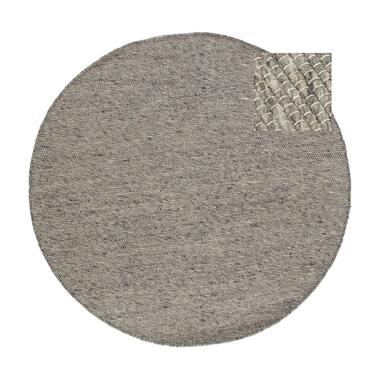 Eva interior Rond vloerkleed wol Antraciet - Cobble Stone -180cm product