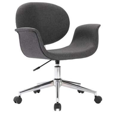 VIDAXL Kantoorstoel - draaibaar stof - grijs product