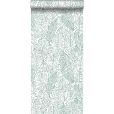 ESTAhome behang - getekende bladeren - groen - 0.53 x 10.05 m product