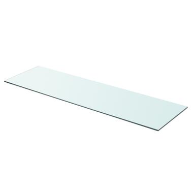 vidaXL Wandschap transparant 90x25 cm glas product