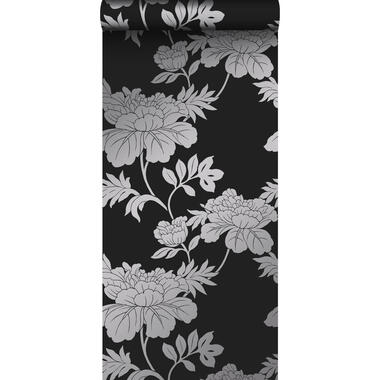 Origin behang - bloemen - zwart - 53 cm x 10,05 m product
