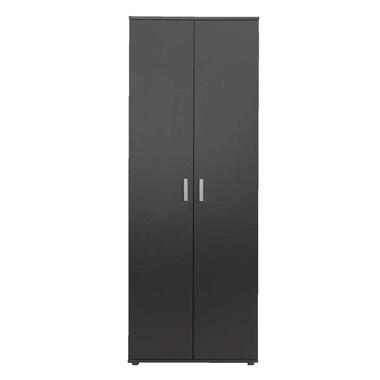 Kast Inca 2-deurs - antraciet - 184x70x34,5 cm product