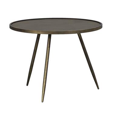 Bijzettafel Gianni - goudkleurig - 45xØ60 cm - Leen Bakker