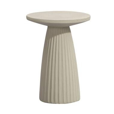 Bijzettafel Pascal - beige - 46x34x34 cm - Leen Bakker