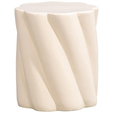Leen Bakker Bijzettafel Ibiza - taupe - 44xØ38 cm