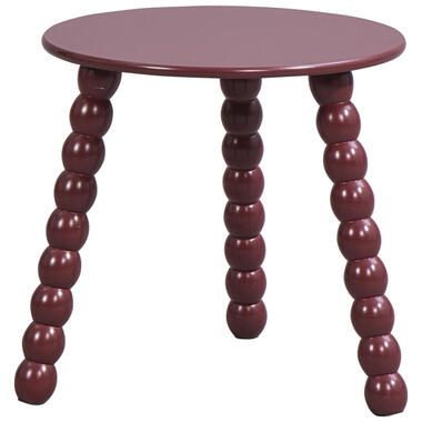 Bijzettafel Avila - rood - 40xØ40 cm product