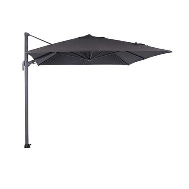 Garden Impressions parasol S 250x250 d. grijs/zwart met voet en hoes product