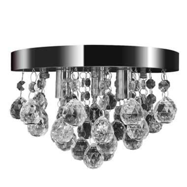 VIDAXL Plafondlamp kroonluchterontwerp kristal chroom product